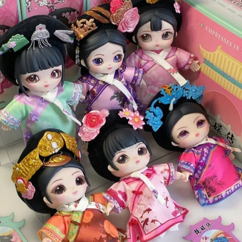 

Оригинальная коллекционная виниловая плюшевая фигурка «Легенда о Чжэнь Хуань» в закрытой упаковке, подвижная кукла, подарок для девочек, фигурки Чжэнь Хуань и Хуа Фэй, игрушка-сюрприз в таинственной коробке