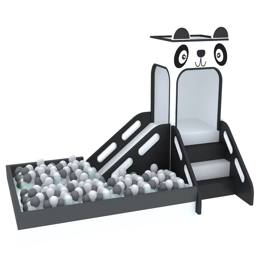 High-end small indoor children's play facilities, soft equipment combination, slide, ball pool