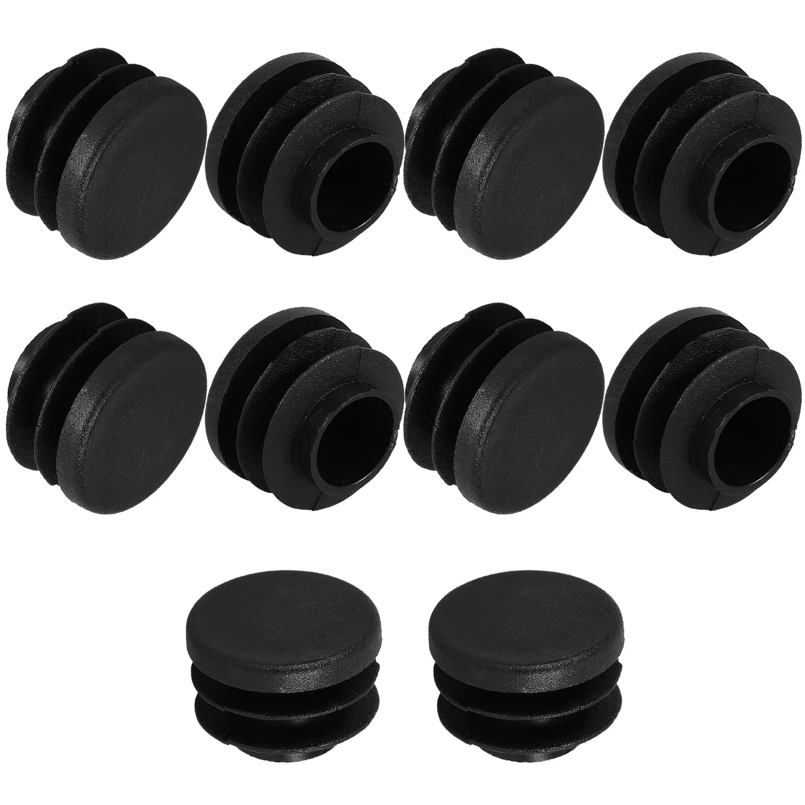 

10pcs Handlebar Plugs Plastic Mountain Bike Bar Caps For Road Fixie Adult Bikes Mountain Bike End Plugs Black