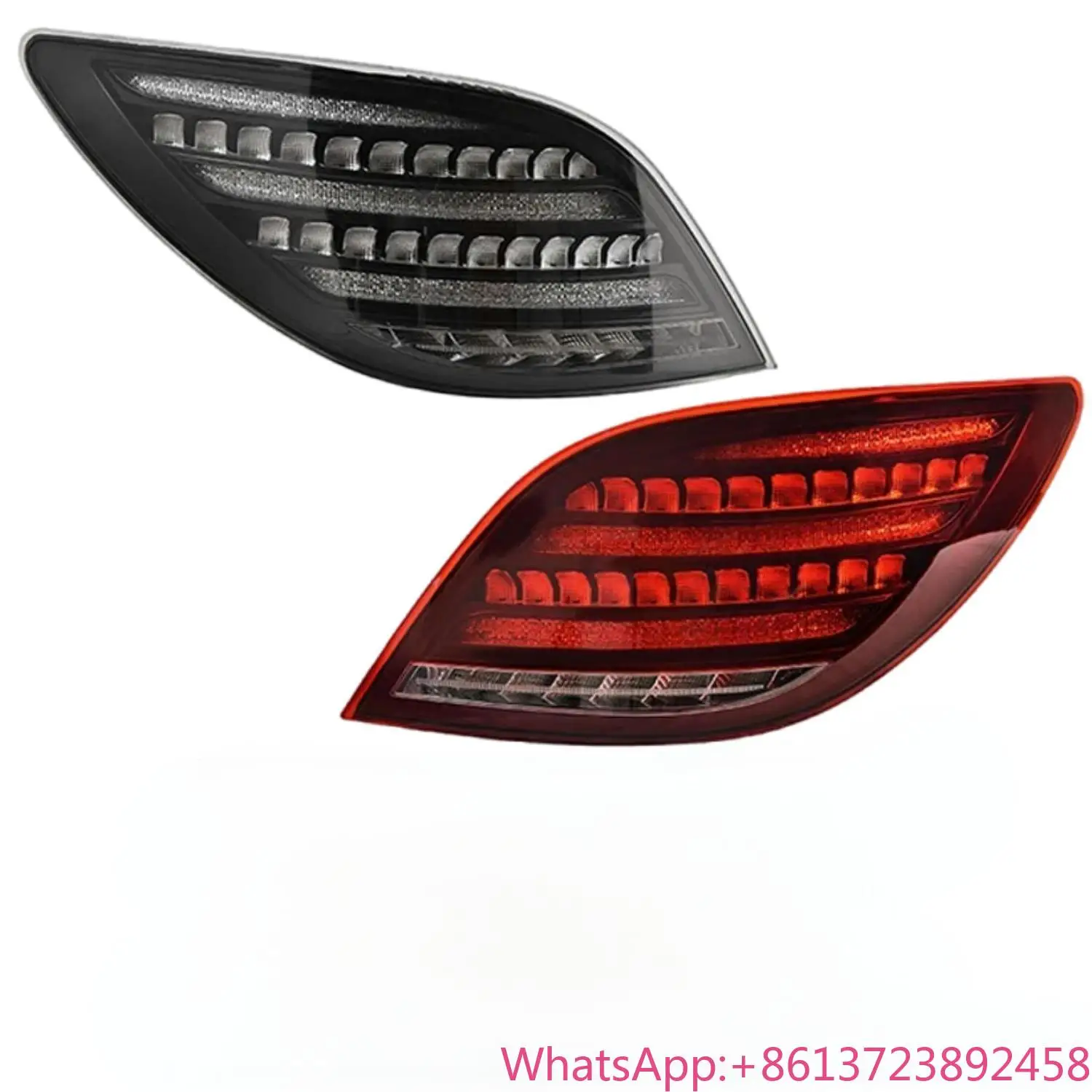 

W251 V251 R Class R350 R500 R63 LED Rear Lights Taillight Brake Reverse Automotive Tail Lamp Upgrade to Maybach Style for Benz