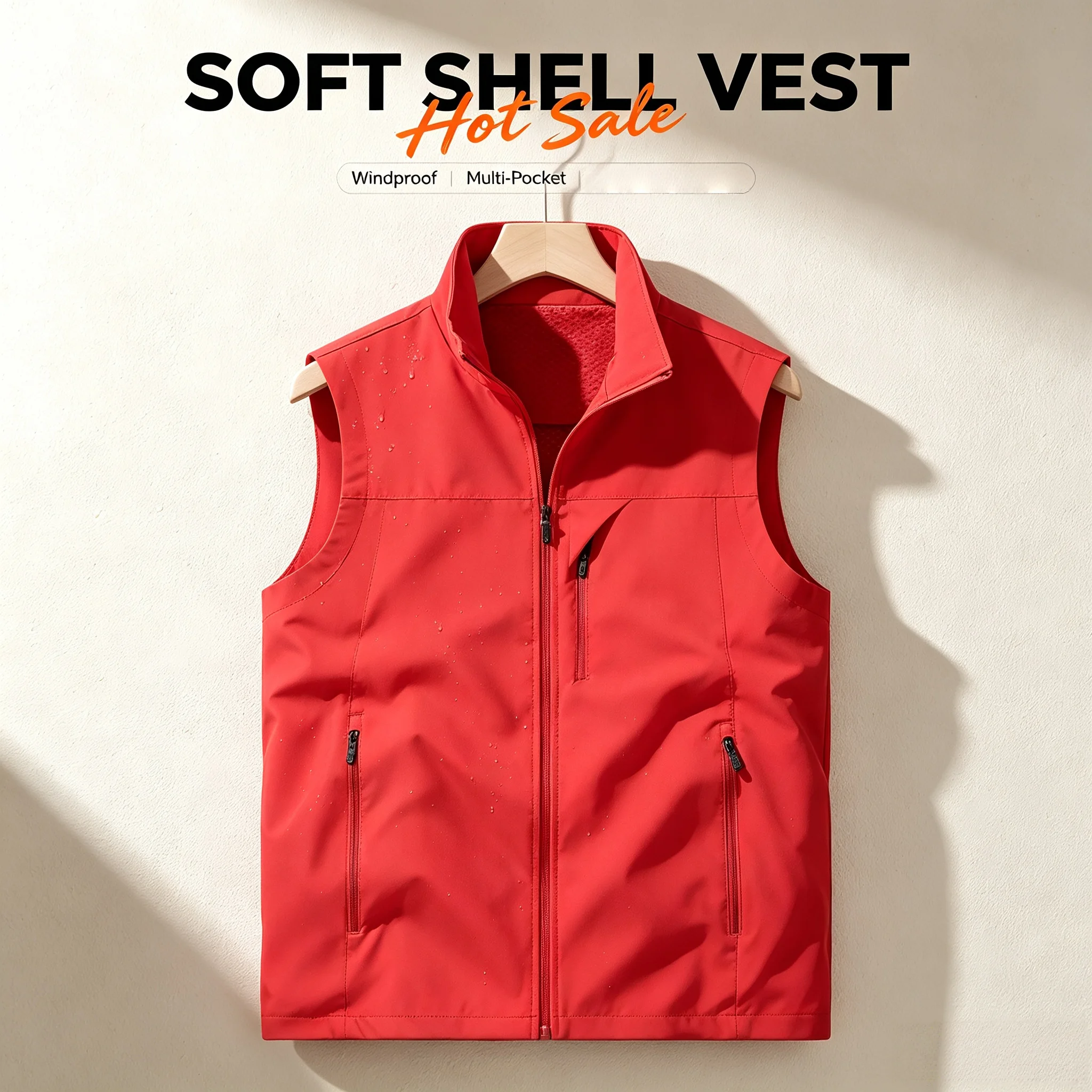 2026 New Men Spring Vest Outdoor Tactical Men's Sleeveless Waistcoat Multiple Pockets Plus Size Male Fishing Vest Outwear