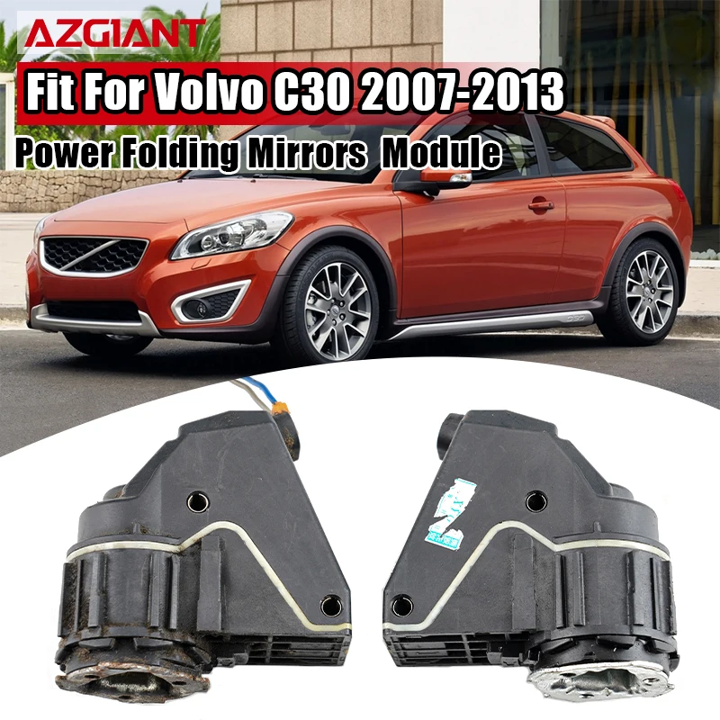 Power Side Rearview Door Mirrors Folding Motor Actuator For 2007-2013 Volvo C30 Universal Electric Repair Kit Auto Assembly