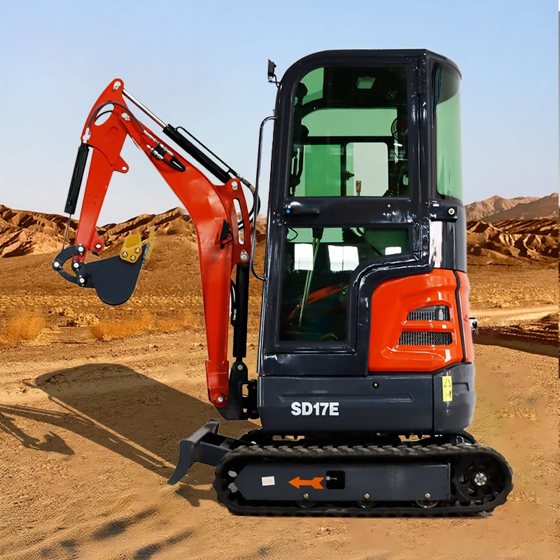 

China factory Cheap Hydraulic 1.8 ton Farm mini New Excavators with Kubota Engine