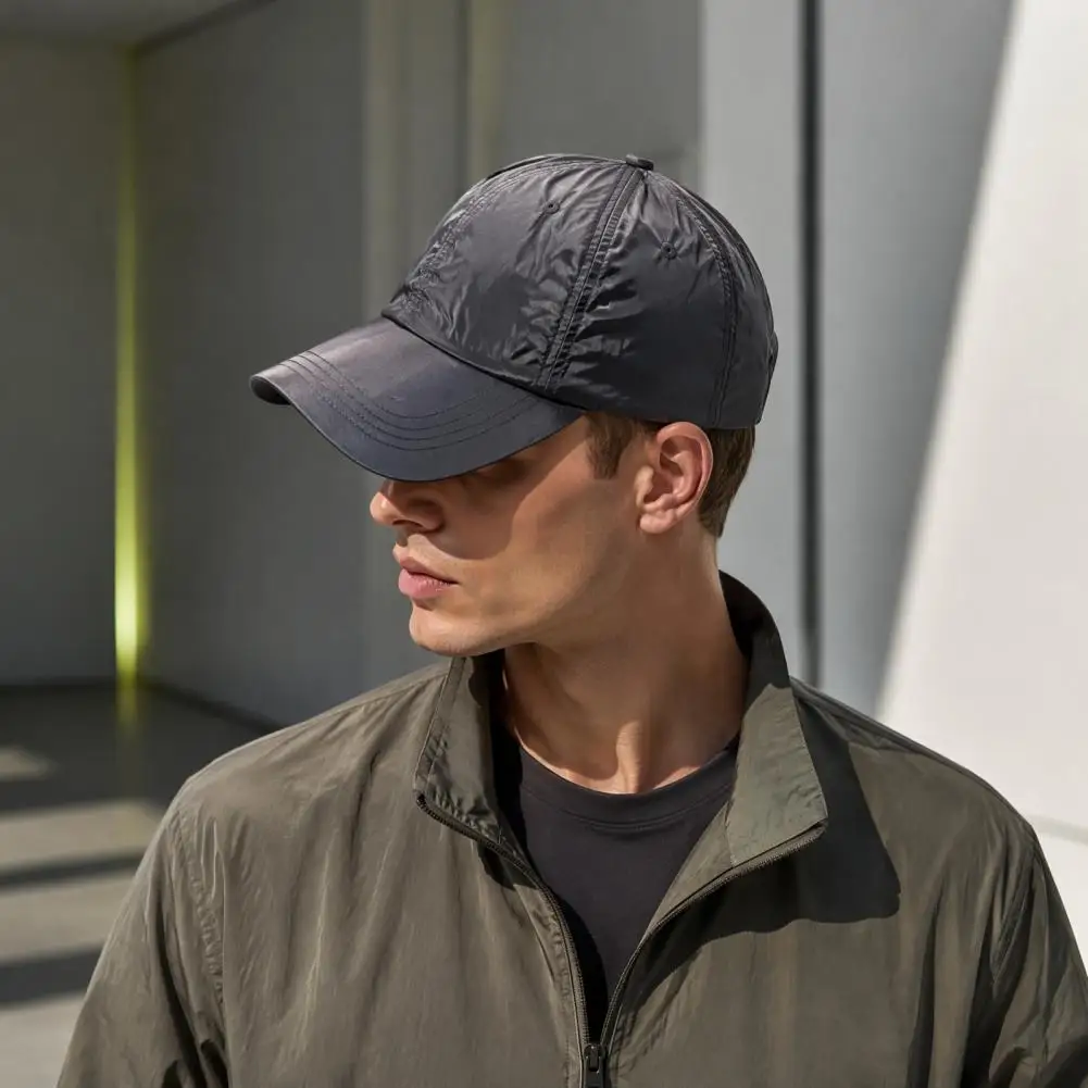 Quick Dry Sun Hat for Outdoor Sports Moisture Wicking Baseball Hat Waterproof Baseball Cap Quick-dry Breathable Athletic for Men