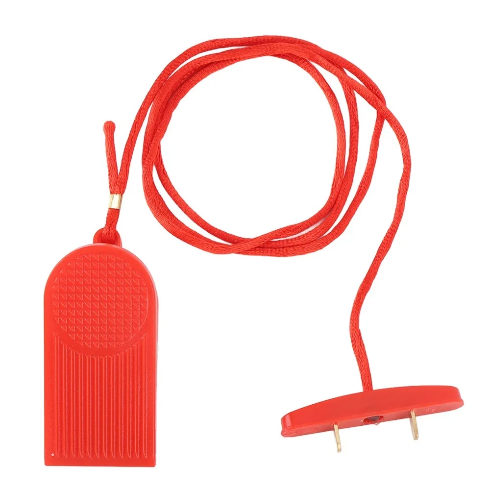 Double Insert Treadmill Security Key Red Dual Plug Running Machine Key Universal Replacement Emergency Stop Key