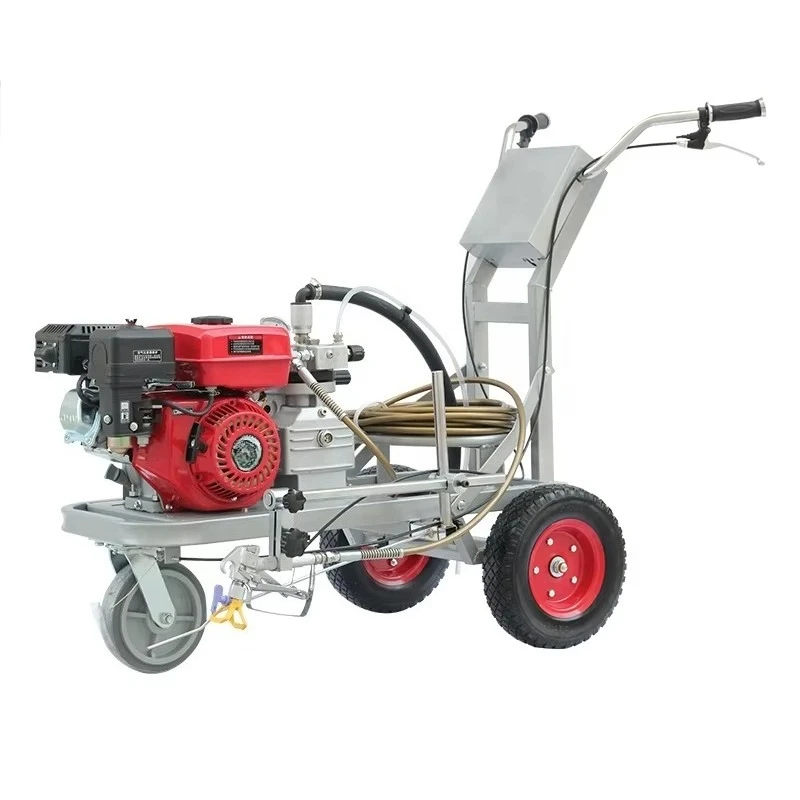 Cold Spray Road Marking Machine Hand Push Cold Spray Marking Machine Road Line Painting Adjustable Nozzle 50 600m Customized