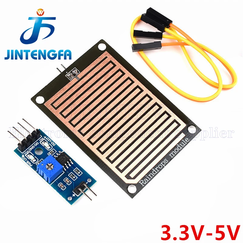 Snow Raindrops Detection Sensor Module Rain Weather Module Humidity For Arduino Relay Control Module Rain water sensor module