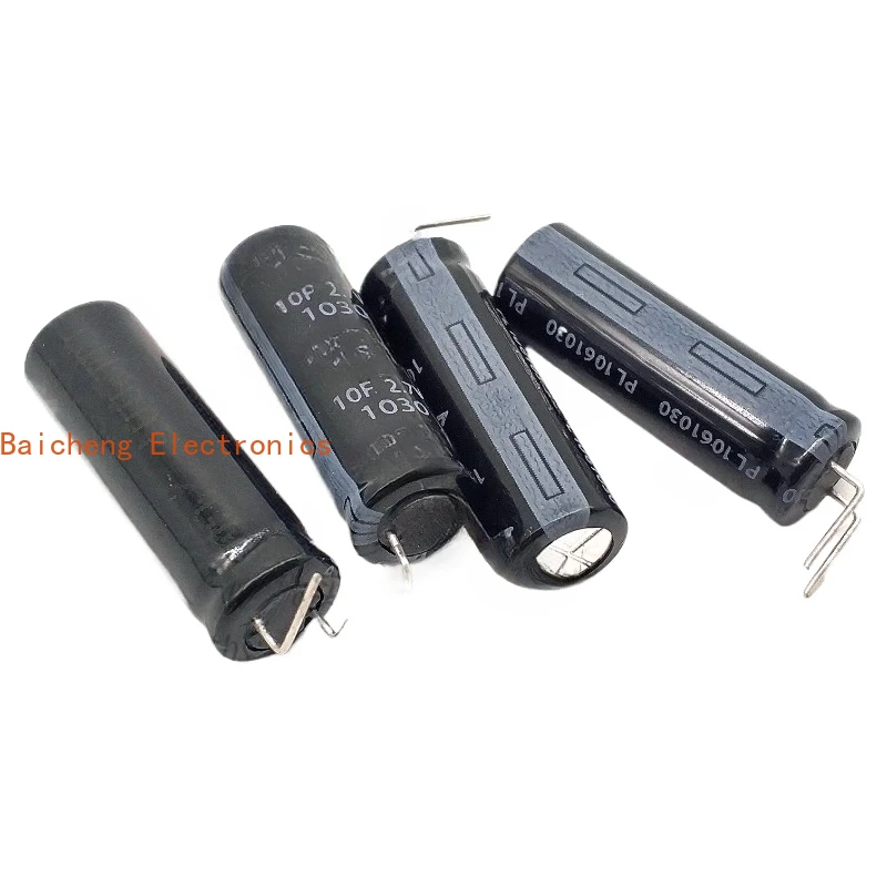 

10PCS 10F 2.7V Capacitor 2.7V10F with a volume of 10 * 30mm and cut legs