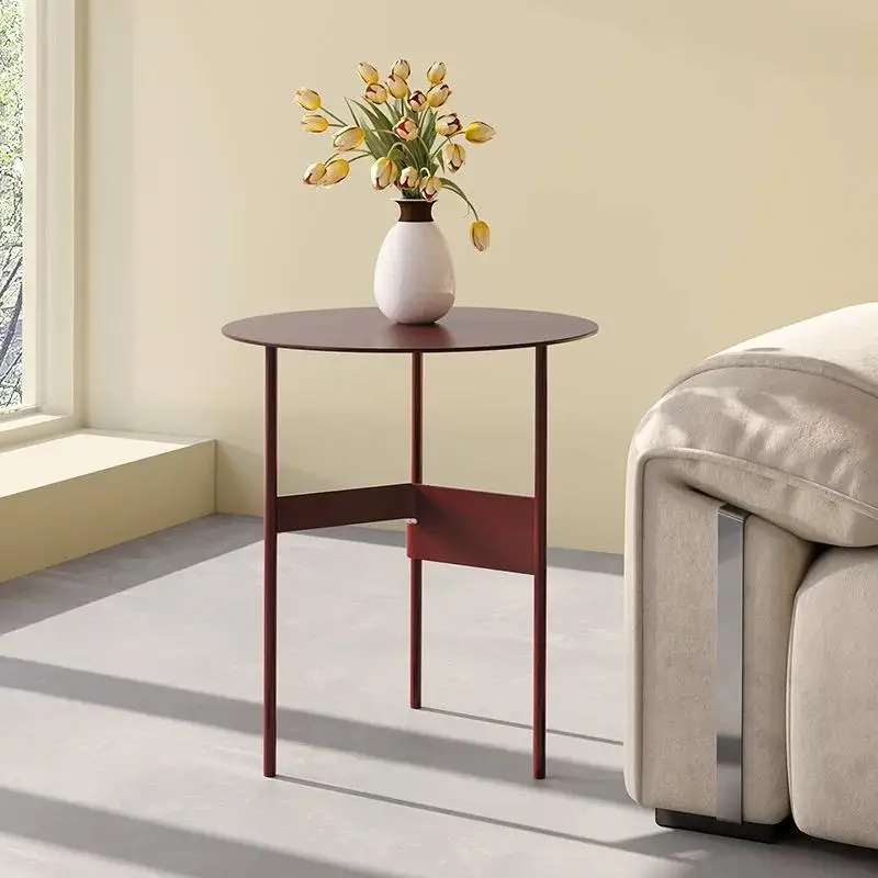 

￥%Luxury-luxurious Nordic coffee side table, modern minimalist round table, living room sofa corner table, colorful