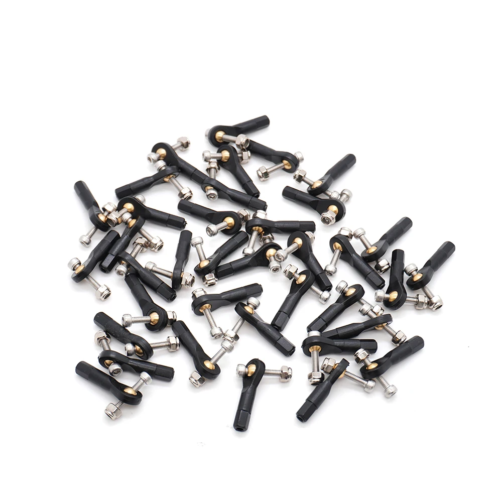 10PCS M2 M2.5 M3 Metal Airplane Ball Joint Adjustable Heave Duty Ball for RC Model Fixed Wing Aircraft RC Boat Car Accessories