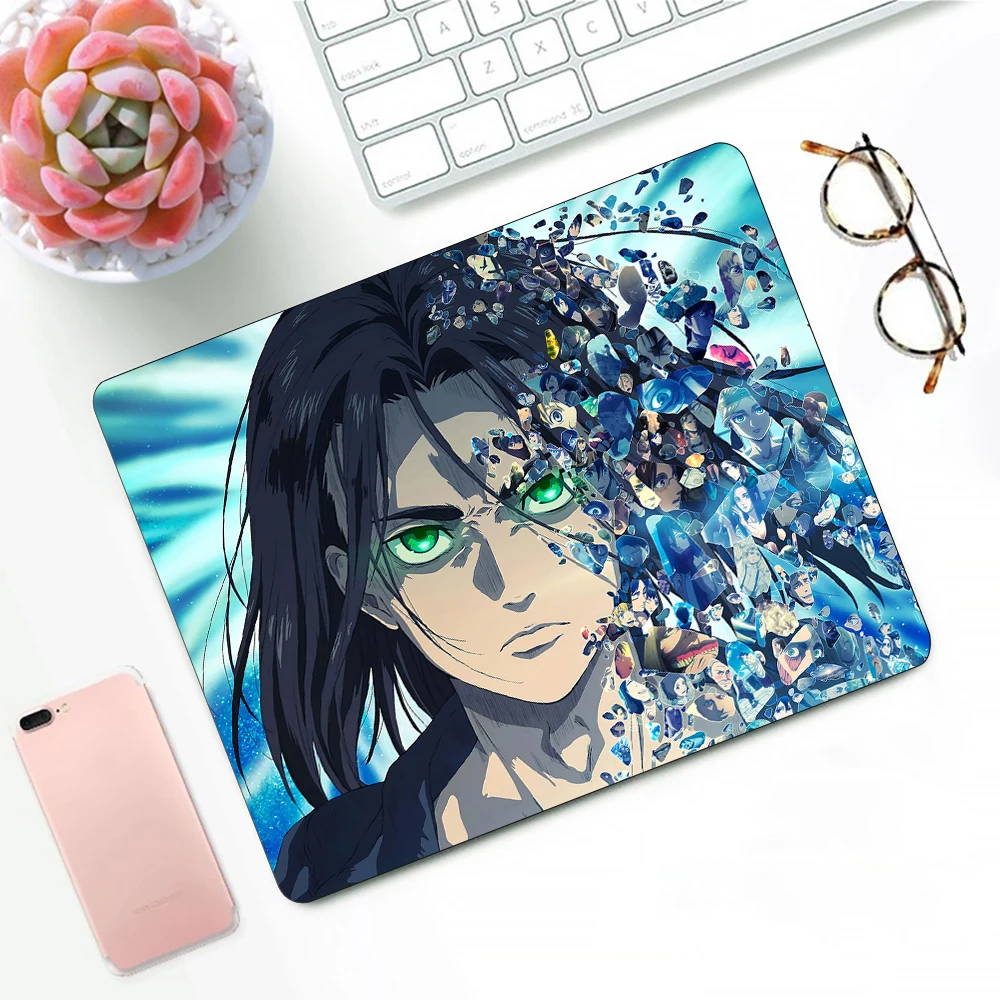 Attack on Titan Gaming Mouse Pad XS Small Mousepad For PC Gamer Desktop Decoration Office Mouse Mat Deskmat Rug