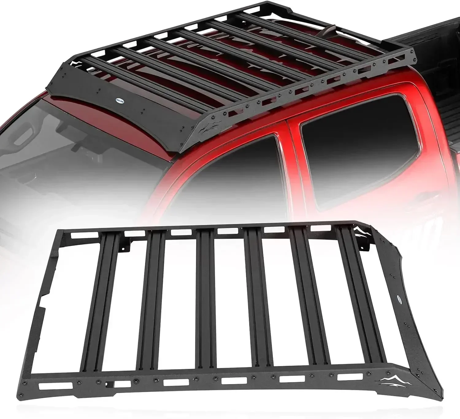 

[Top Quality, Free Shipping!]Tacoma Double Cab Top Roof Rack Aluminum Crsssbars for 2005-2023 Toyota Tacoma 2nd 3rd Gen Truck, C