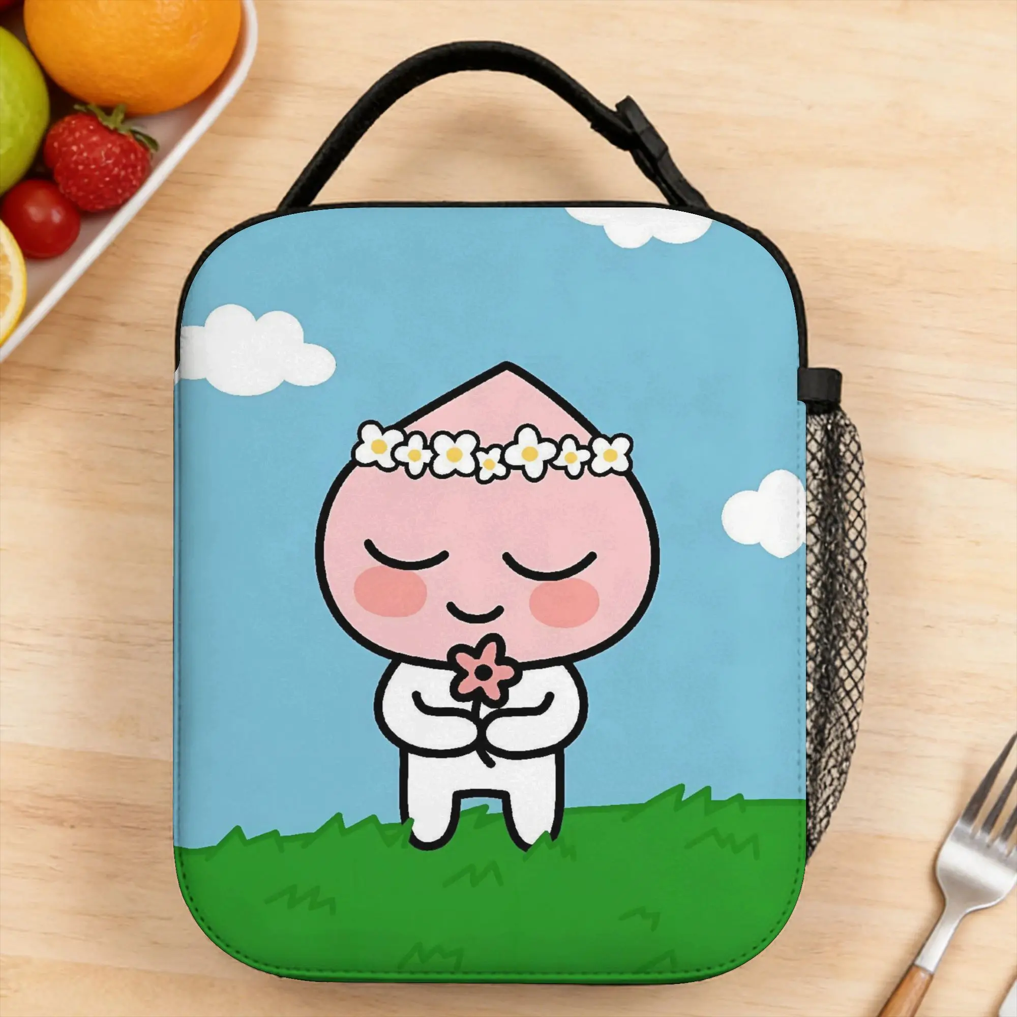 Lunch Bag K-Kakaos F-Friends Picnic Lunch Box For Child  Fashion Portable Insulated Print Cooler Bag