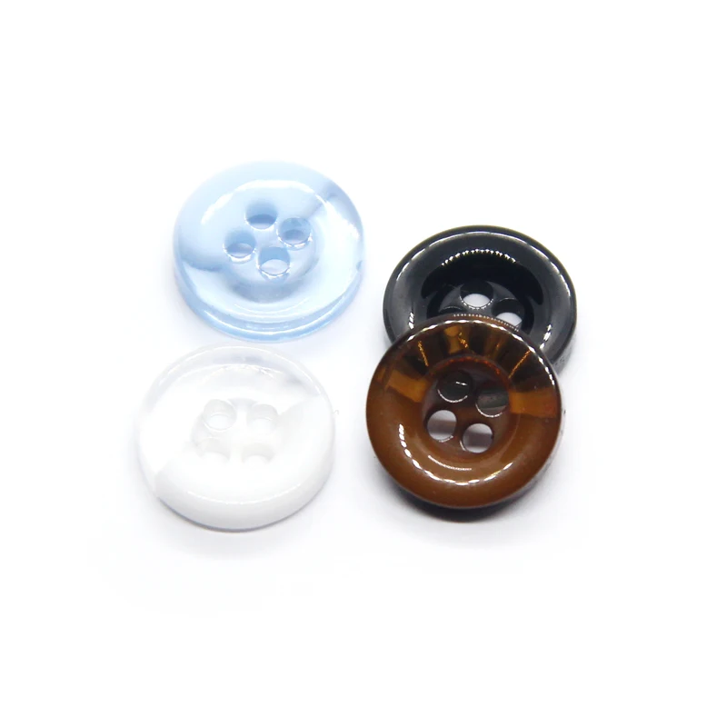 9/10/11mm Transparent Small Shirt Buttons For Clothing Kids Baby Simple Quality Decorative Handmade DIY Accessorie Wholesale