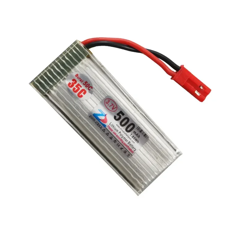 New Hot A In the core 500mAh 3.7V UAV helicopter power electric car lithium polymer battery 552050 Rechargeable Li-ion Cell