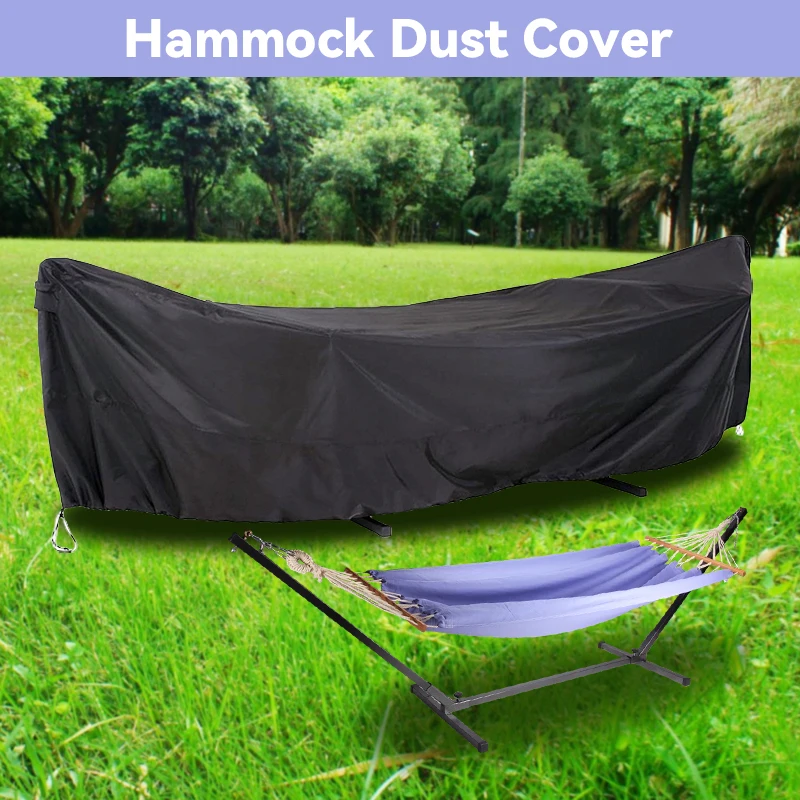 

Waterproof Hammock Cover 210D Oxford Cloth Hanging Bed Cover Camping Garden Courtyard Swing Bed Protective Cover Dustproof