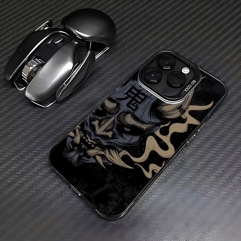 

Dark Warrior Mask Case for iPhone 16 15 14 13 12 11 Pro/ Max/Plus Shockproof Back Cover