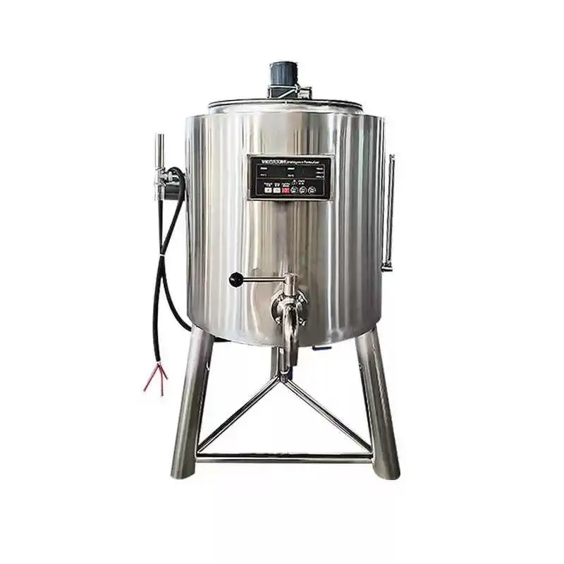 Farm Industries Use Dairy Machinery 100L Batch Liquid Beer Egg Tank Fruit Juice Yogurt Milk Pasteurizer Pasteurization Machine