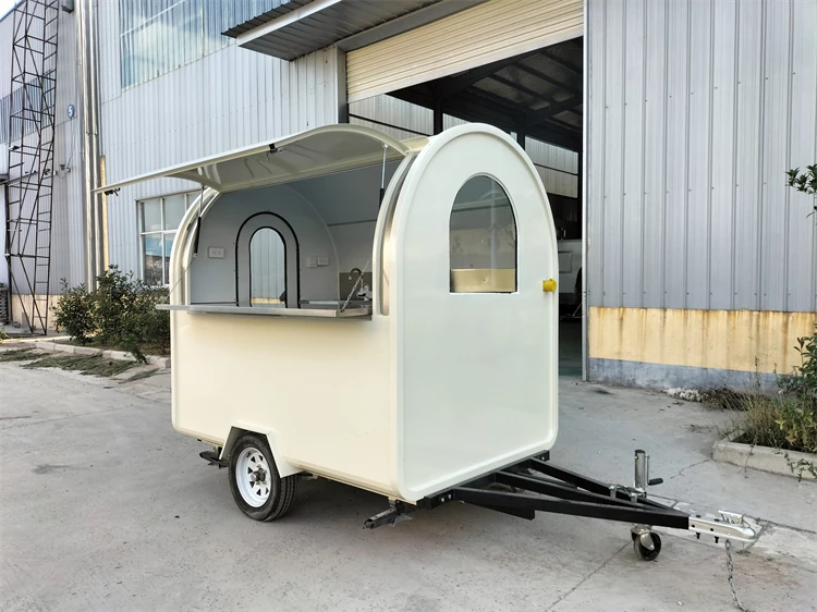 Customized Coffee Cart Pizza Trailers Trucks Mobile street food vendor trailer