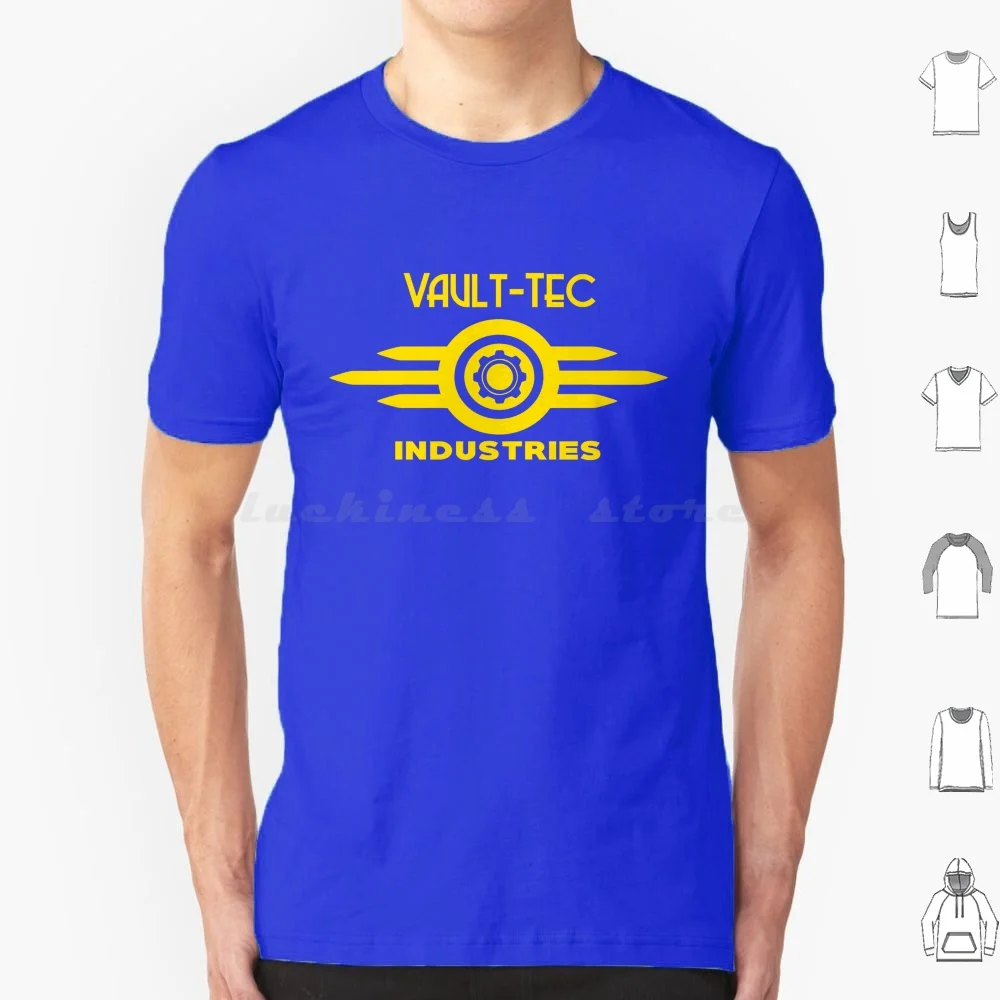 Tec Industries ( Yellow ) T Shirt Cotton Men Women DIY Print Tec Dweller War Never Changes Post Apocalyptic Cap Nuke New