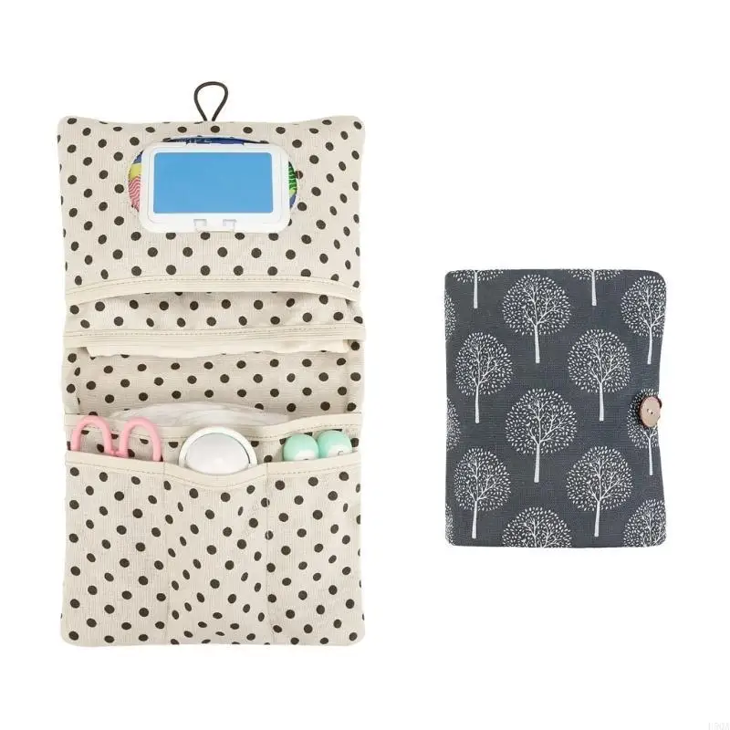 حقيبة تخزين D5QA حقيبة تخزين الحفاضات المحمولة متعددة الجيوب وحقيبة تنظيم #3