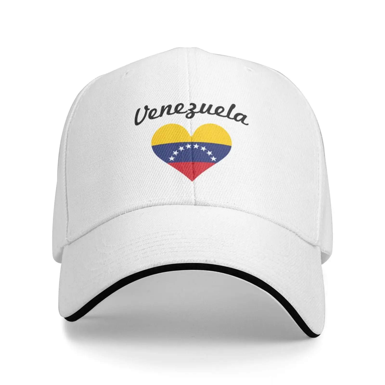 

Proud Venezuelan Venezuela Flag Gifts White Baseball Dad Hat Women Men Washed Low Profile Cotton Running Golf Cap Hat