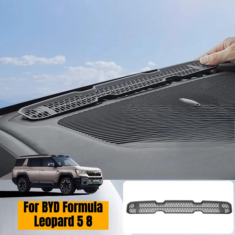 

Для BYD Formula Leopard 5 8 2024 2025: Защитная накладка на центральный воздуховод приборной панели от пыли и загрязнений, аксессуары