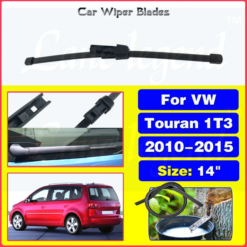 

14" Rear Windshield Windscreen Washer Wiper Blade For VW Touran 1T3 2010 2011 2012 2013 2014 2015 Car Accessories Accsesories