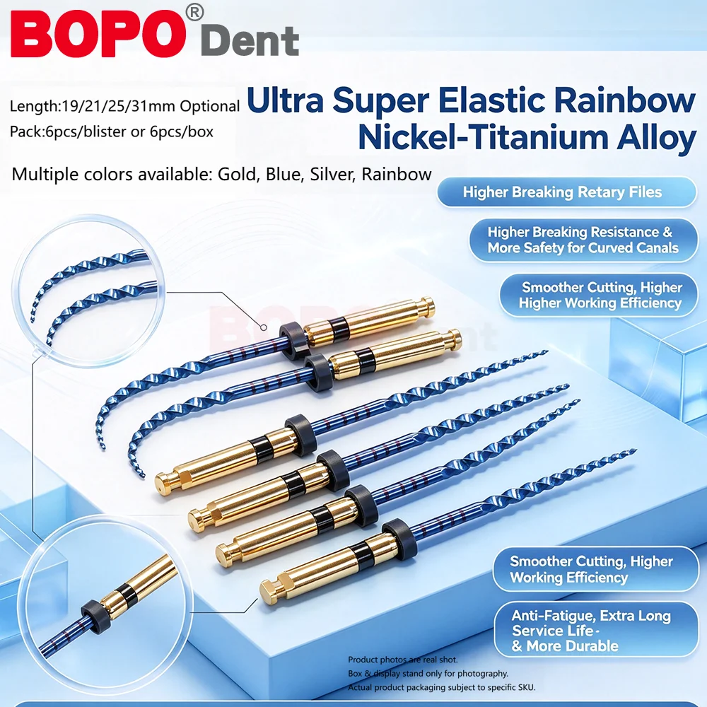 Dental Blue SX-F3 NiTi Rotary Endo Flexible Files Root Canal Instrument S1 Endodontic Materials Laboratorio Endomotor Handpiece