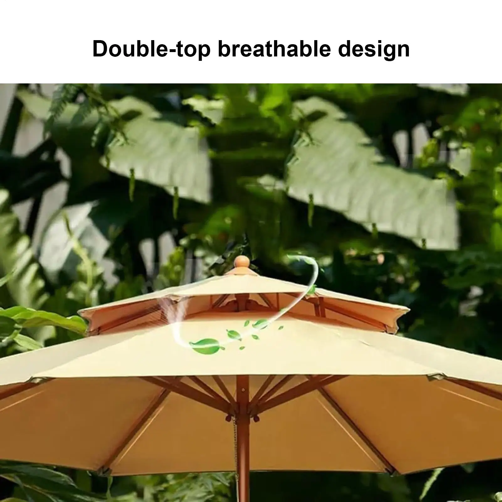 2.7/3meter Parasol Replacement Cloth Outdoor Garden Banana Umbrella Cover Waterproof Sunshade Canopy For 8 Ribs Parasol