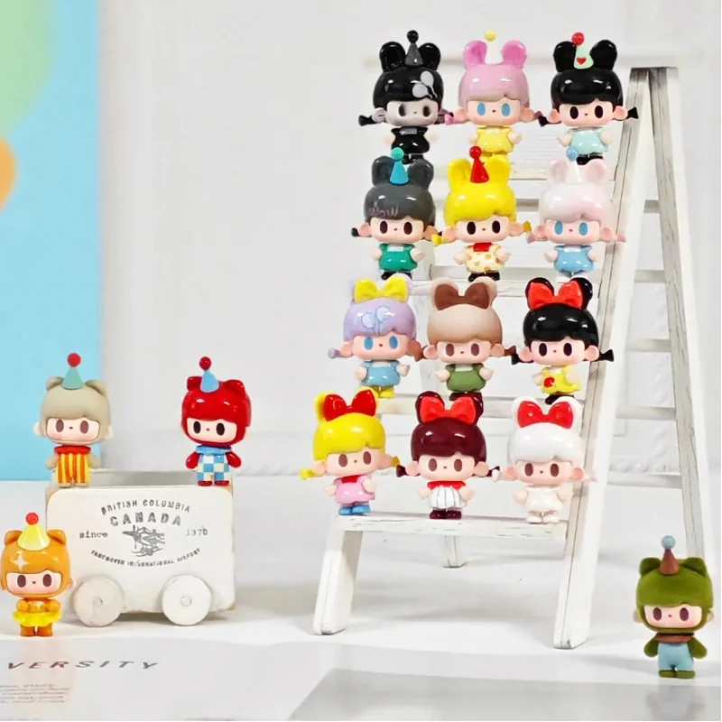 오리지널 TUTUBEAR V2 원더랜드 시리즈 미니 모델 블라인드 박스 트렌디 인형 차고 키트 데스크탑 장식 수집 장난감 생일 선물