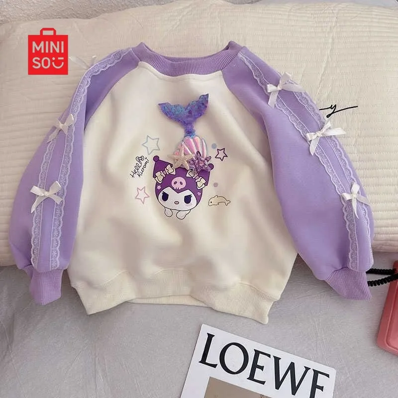 

2025 Girls Raglan Sweatshirt, Color Block Long Sleeve Top with Sequins for Toddlers & Kids