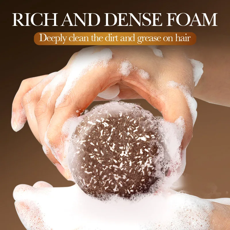 Oriental Hmong Traditional Anti-Hair Loss And Dandruff Solid Shampoo Soap - Deep Cleansing And Nourishing Shampoo Soap Bar view 3