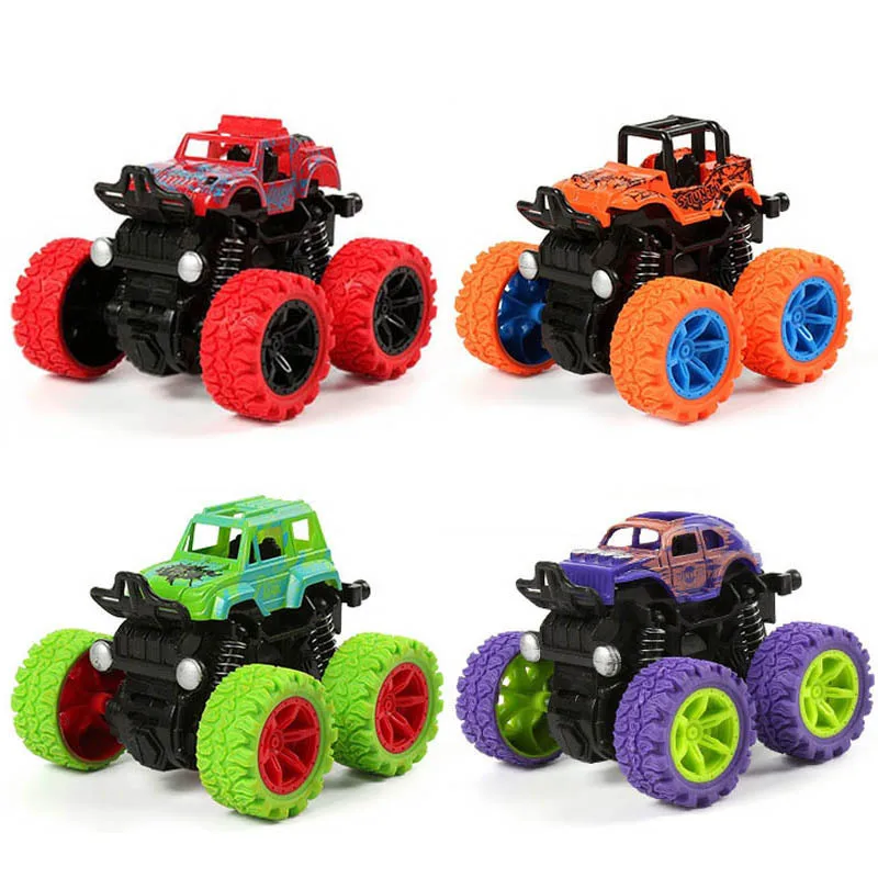 

Monster Truck Toys - Friction Powered Toy Cars Push and Go Vehicles for Kids Best Christmas Birthday Party Gift for Boys Girls