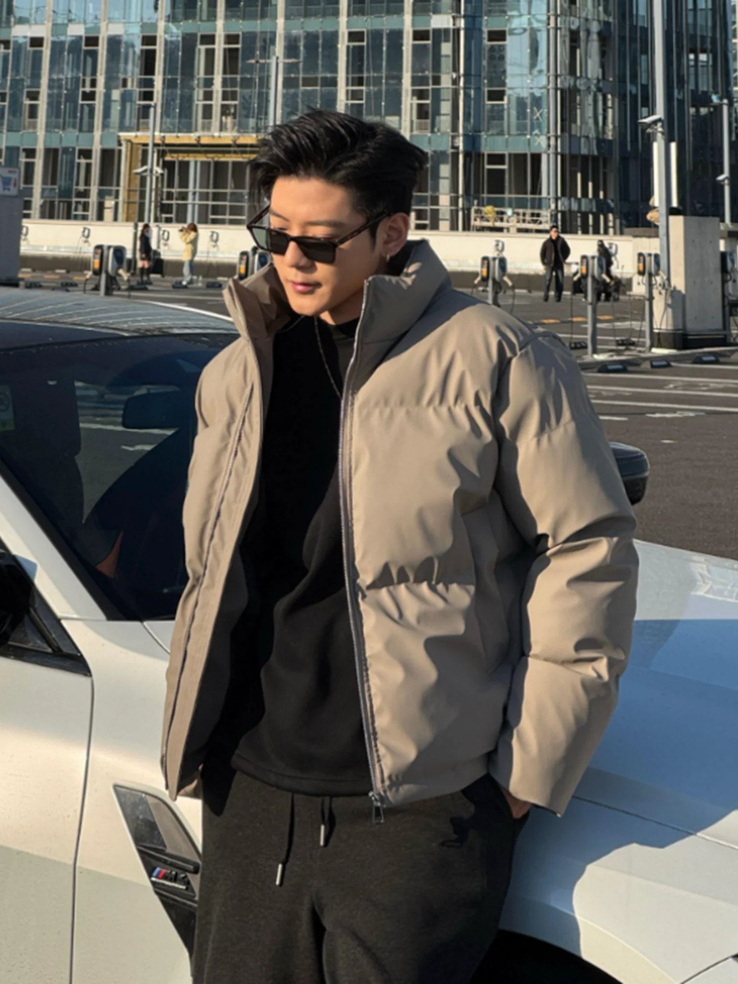 

Мужское зимнее хлопковое пальто из искусственной кожи Cleanfit ey, крутое хлопковое пальто High Sensation, теплое Thiened Long Sve