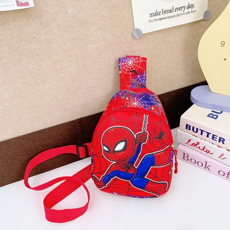 Torba na klatkę piersiową Marvel Spider-Man Captain America, portfel dla par na co dzień, portfel dla par z kreskówek, torba terenowa Spider-Man na co dzień, modna S