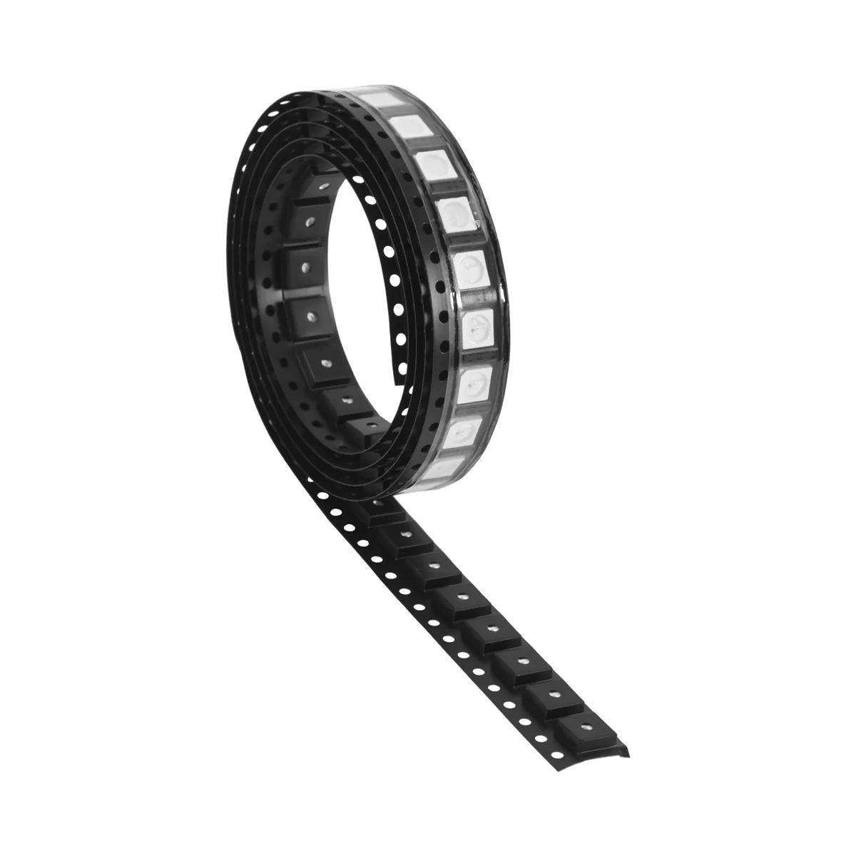 OUVU-100PCS WS2812B RGB LED رقاقة 5050SMD الأبيض PCB WS2812 رقاقة بكسل قابلة للعنونة بشكل فردي DC5V