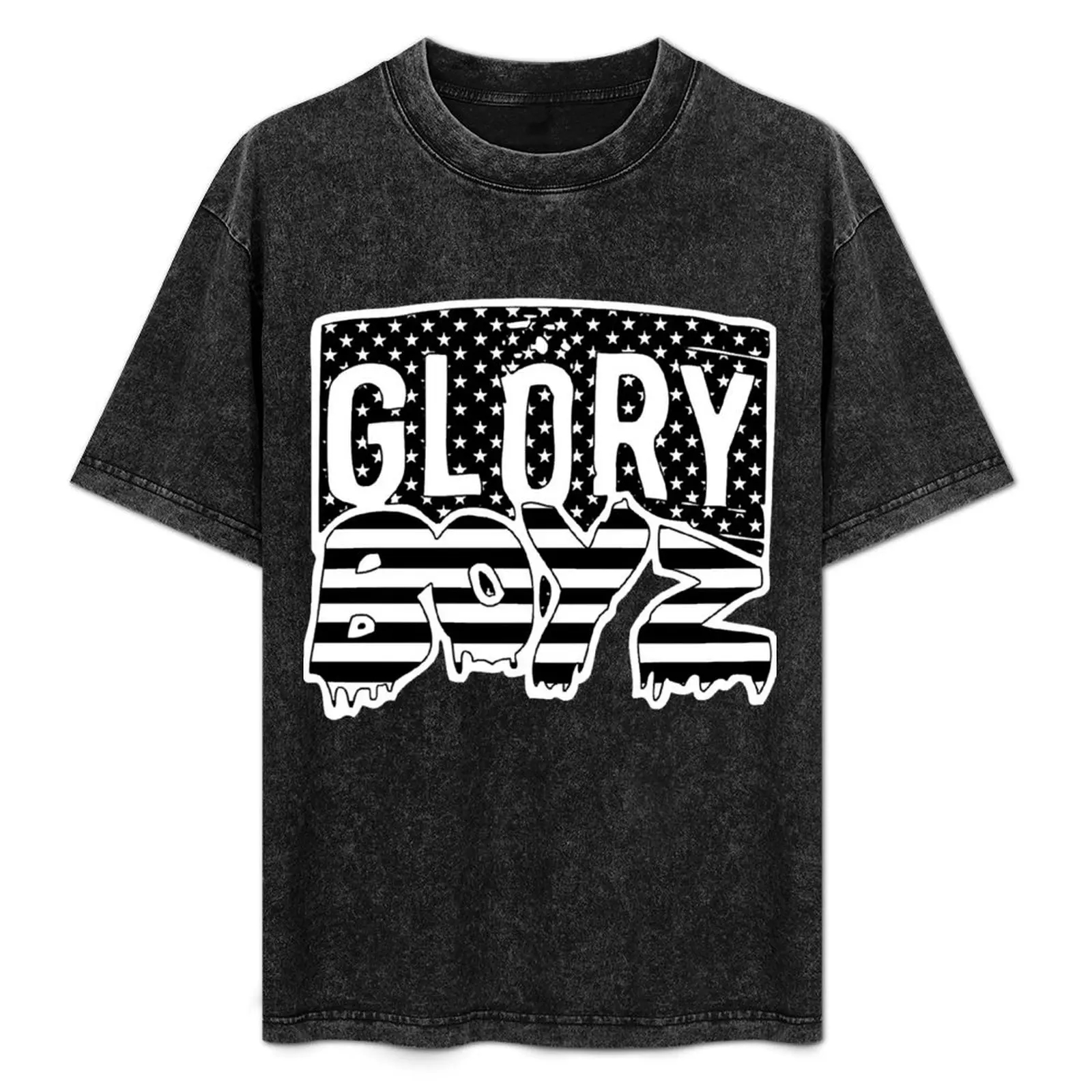 

Glory Boyz T-Shirt Plus Size Simple Casual Top