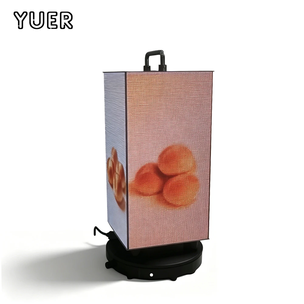 

MINI LED Digital Signage Display P1.86 Indoor Square LED Pillar Display with Base 360° View P1.86 High Refresh Indoor LED Pillar