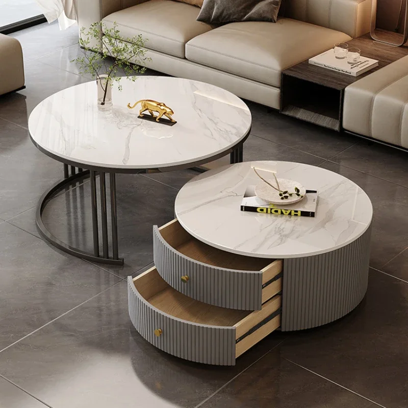 

Standing Organizer Nordic Luxury Coffee Table Drawers Kawaii Hallway Living Room Coffee Table Luxury Minimalist Home Furniture