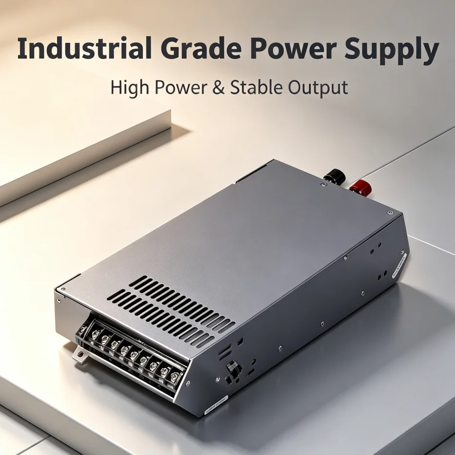High Power AC-DC Switching Power Supply 500W-5000W Adjustable Voltage Industrial DC Power Converter