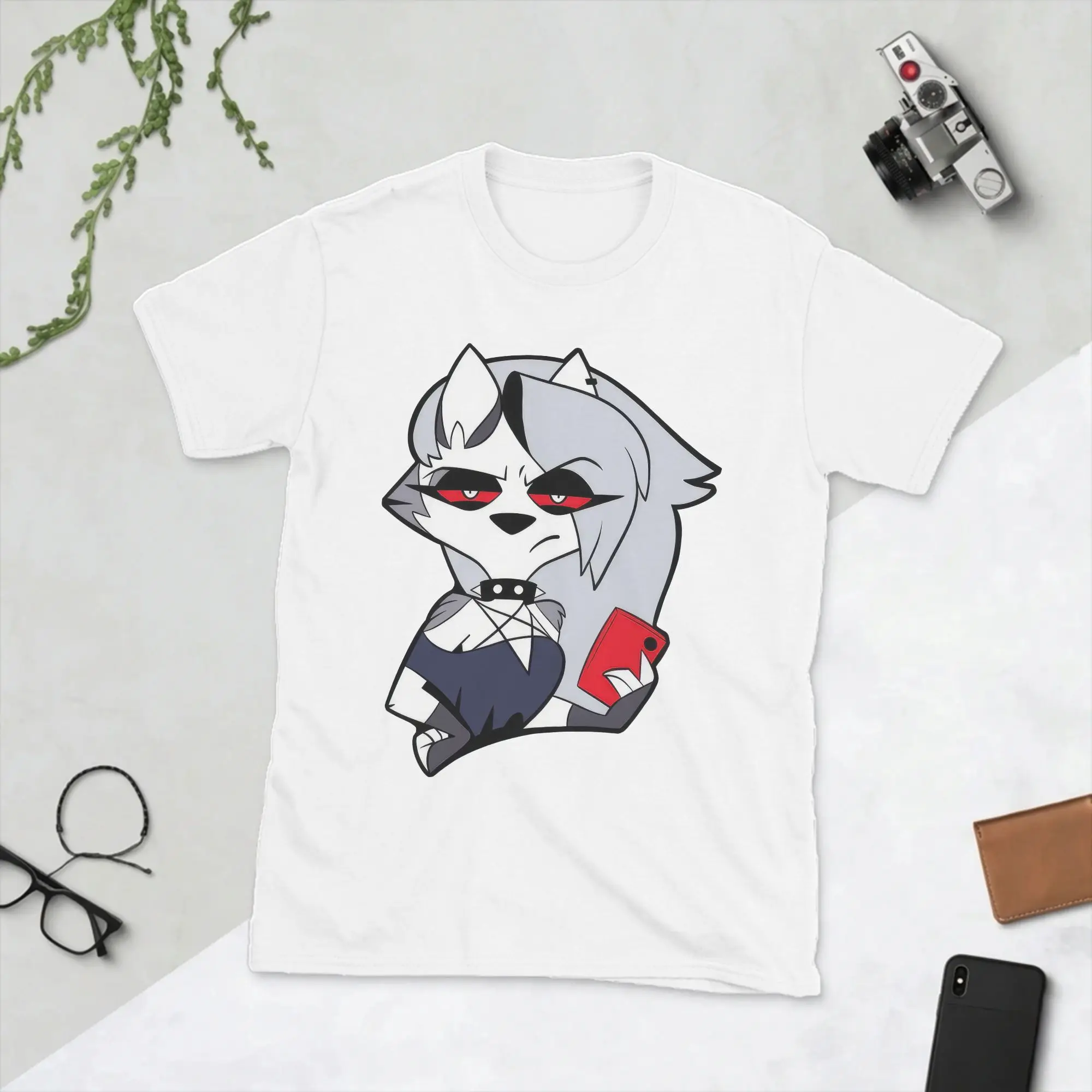 Amazing Loona Helluva Boss T-Shirts Men O Neck Cotton T Shirt  Short Sleeve Tee Shirt Unique Tops