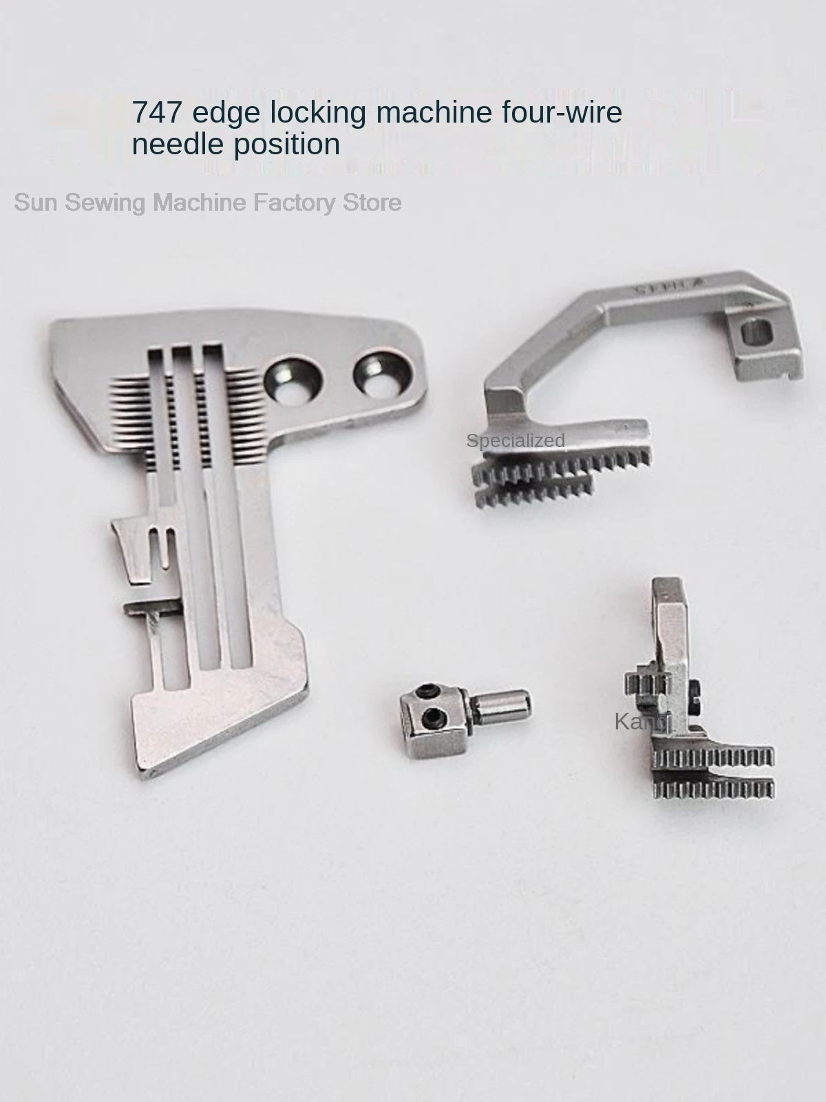 1PCS E809 Needle Plate Iron Plate H445 D575 Feed Dog Needle Clip for Siruba 747 Four-Thread Overlock Sewing Machine