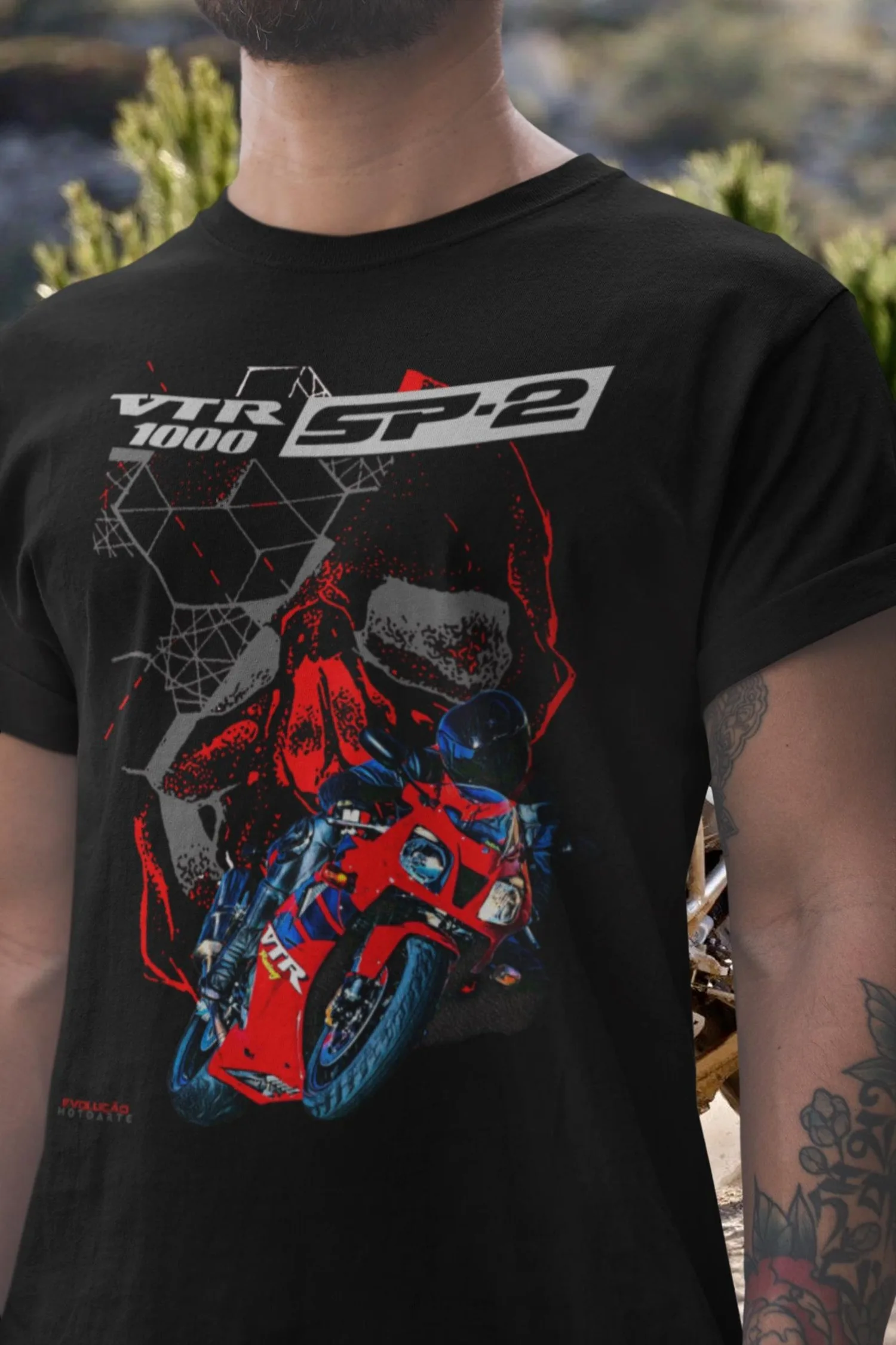 

480@EY H.onda VTR1000 SP2 T Shirt RC51 Superbike Motorcycle Tee V Twin Champion Rider Top For H.onda Fans WSBK Legend Gift