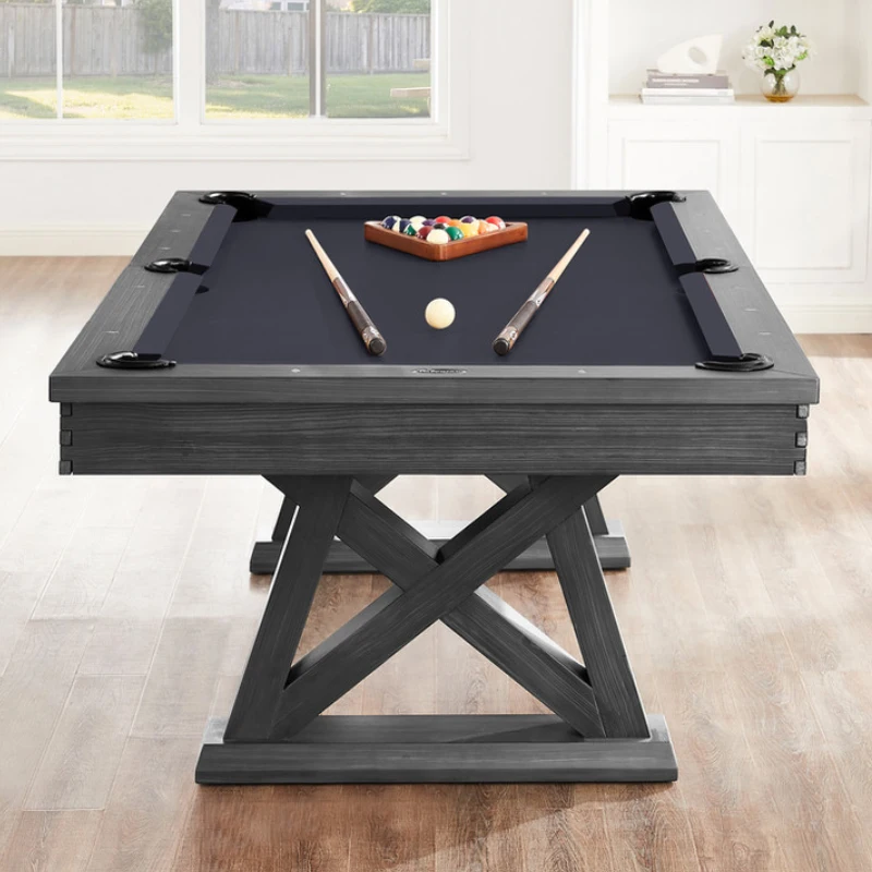 

High-End Luxury Custom 7-Foot Pool Table: Solid Wood Billiard Table, Optional Cloth Colors