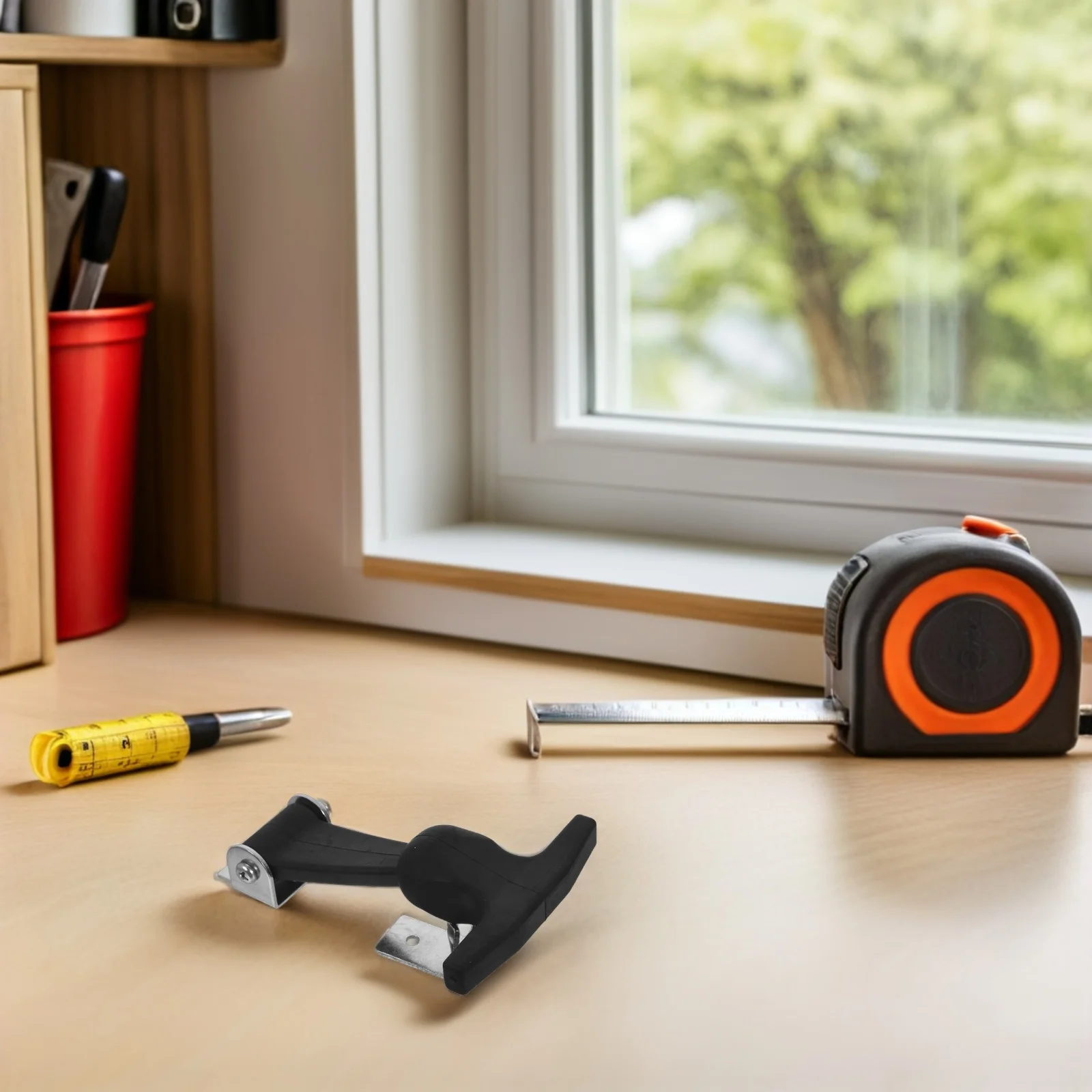 2Pcs Durable Stainless Steel Latch T-Handle Hasp for Tool Box Industrial Hood Engine Secure Tool Storage Easy Grip