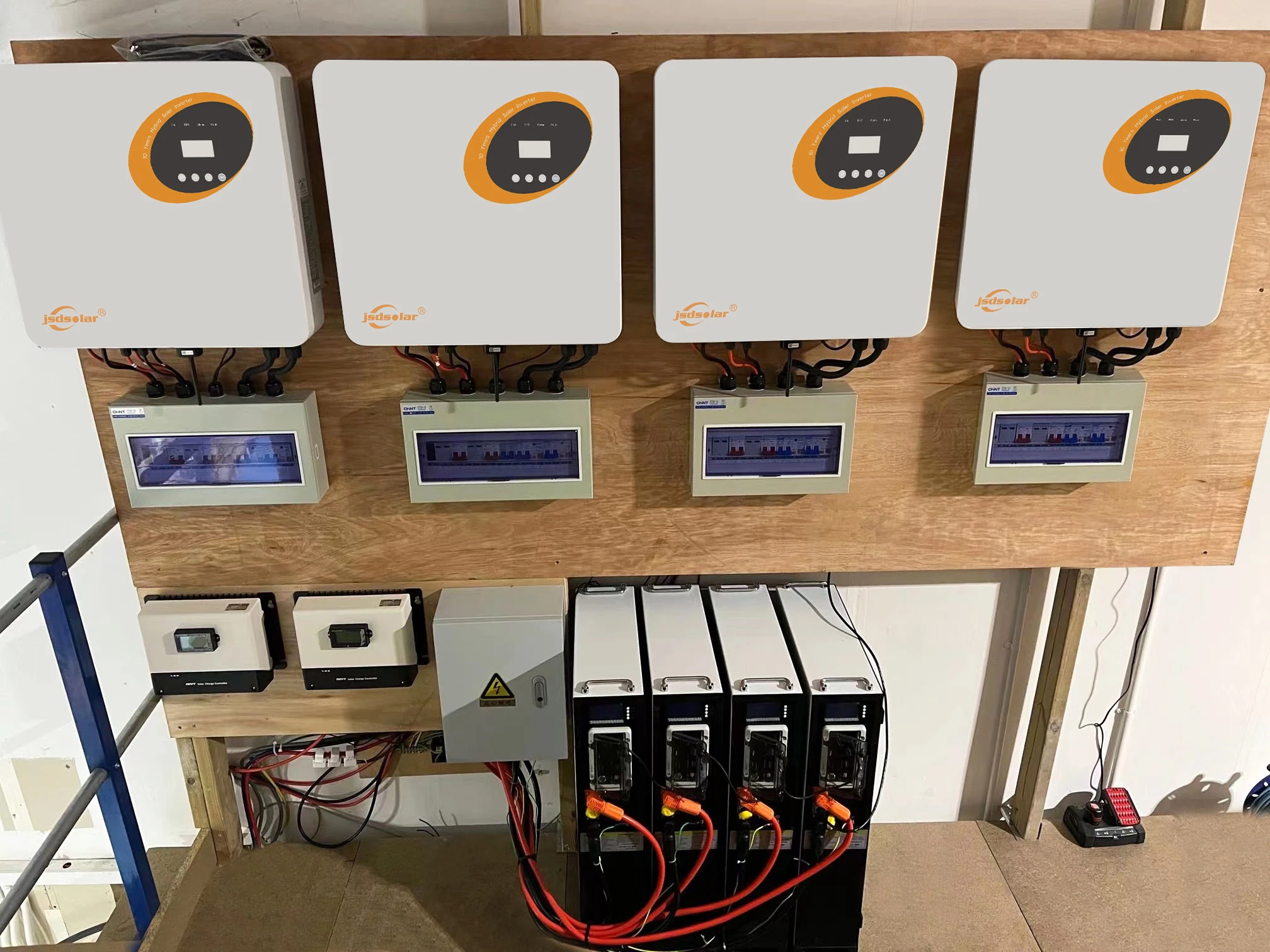 Solar Power System Hybrid 5kw 10kw Photovoltaic Complete Kit Solar Panel System With Storage Battery Set