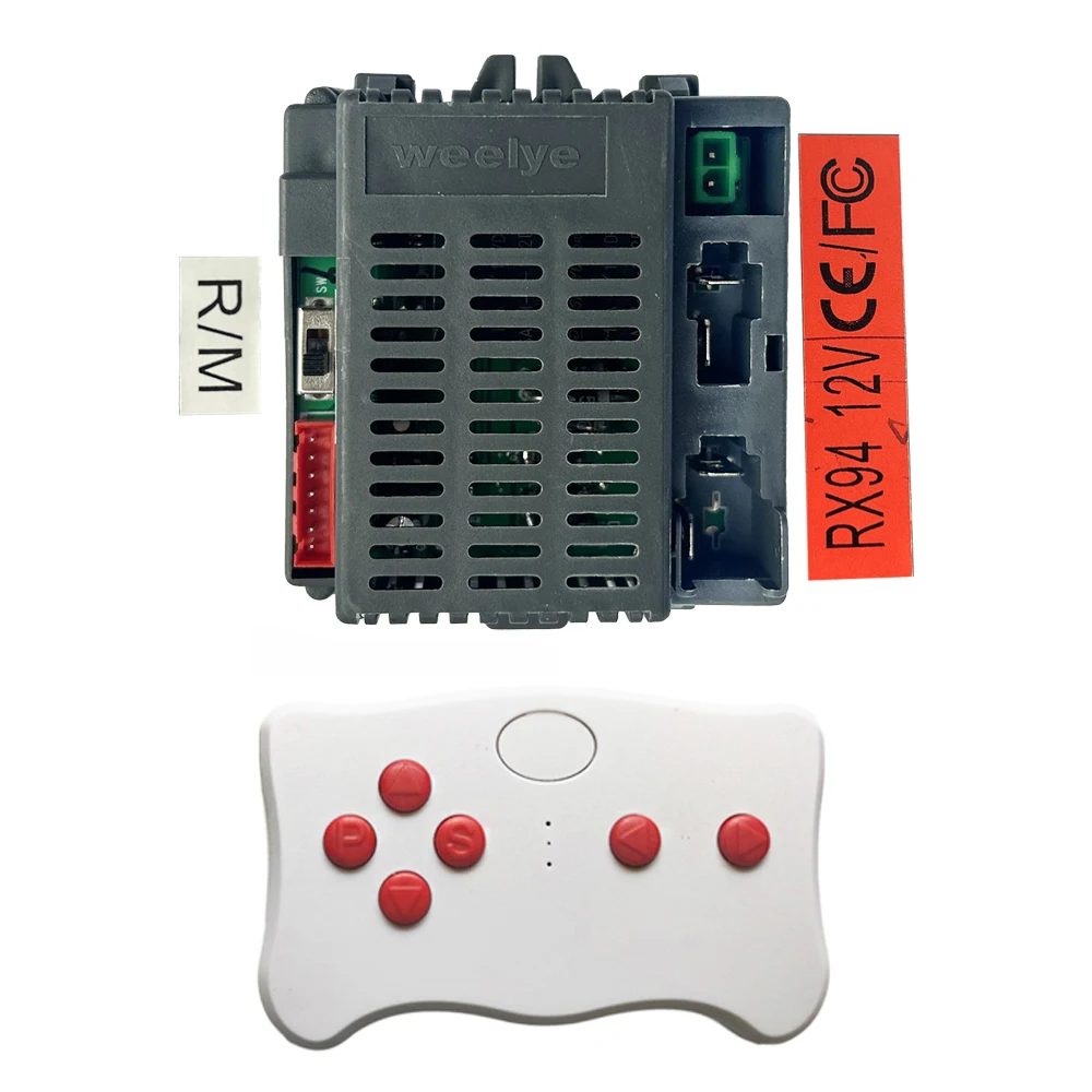 weelye Kids Electric Car Receiver and Remote Control,Ride On Car Controller RX94,RX113.12V Receiver with RM for Power Wheels
