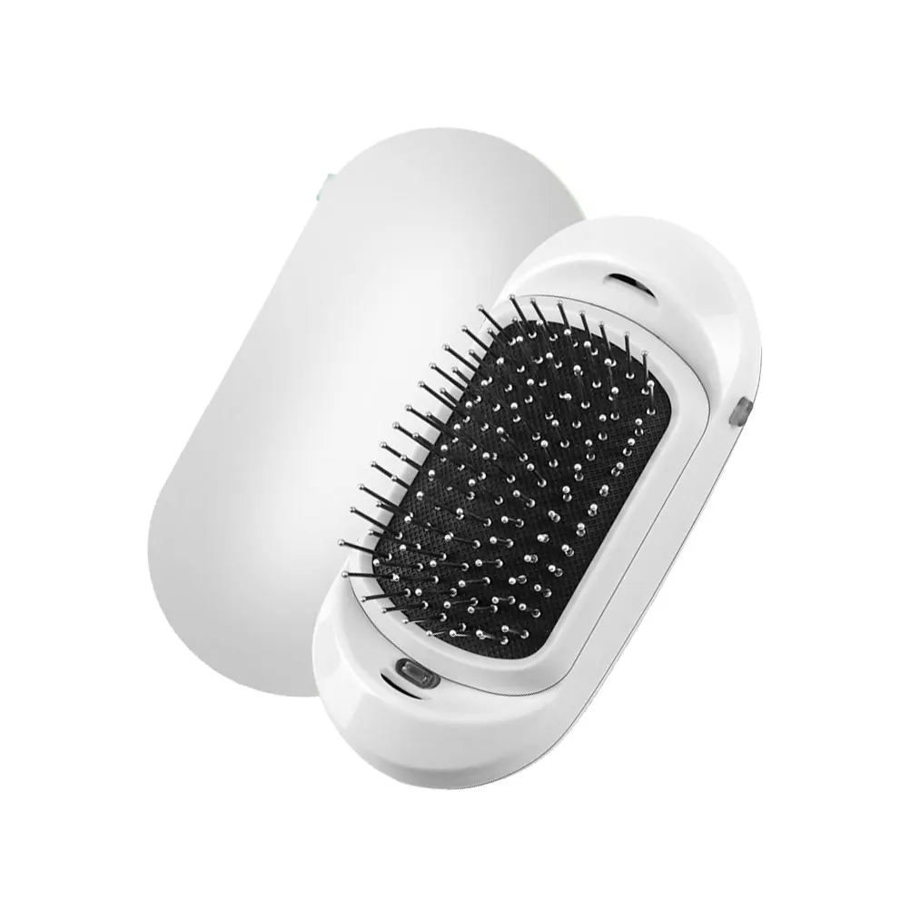

Negative Ion Comb Brush Mini Vibration Massage Scalp Relaxer Travel Home Use Anti Hair Loss Promoter Portable Gift