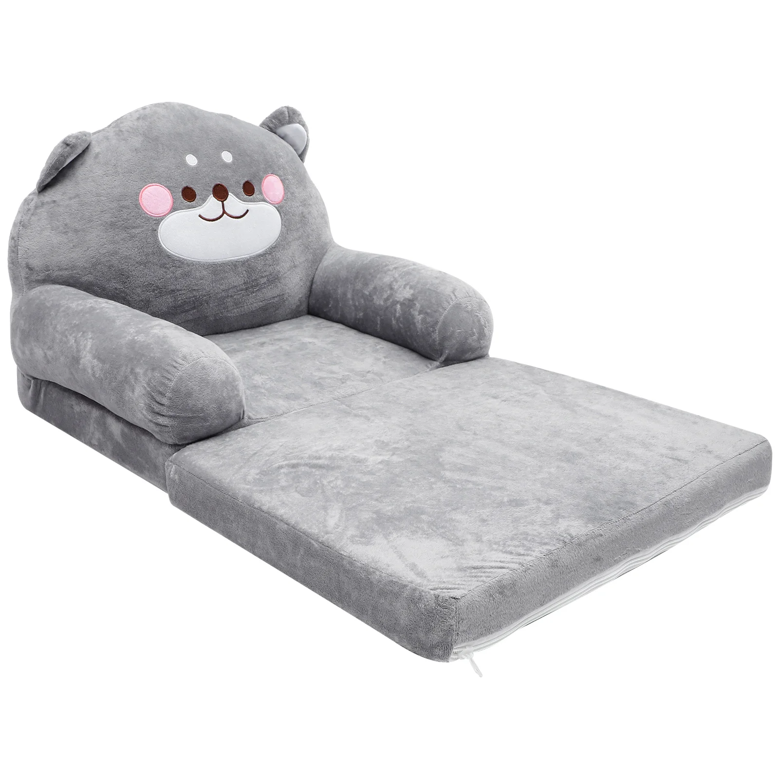 Folding Baby Sofa Plush Armchair for Mini Japanese Room Baby Infant Kids Elephant Shape Seat Multifunction